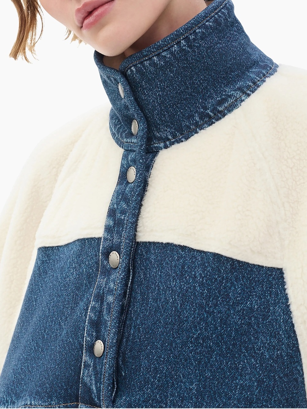 rag & bone Miramar Sherpa Fleece Pullover - Picture 4 of 7